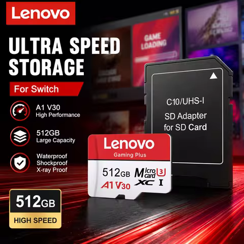 Original Lenovo SD Card Extreme Speed TF Flash Card Micro TF SD Card 256GB 512GB Memory Card 128GB F