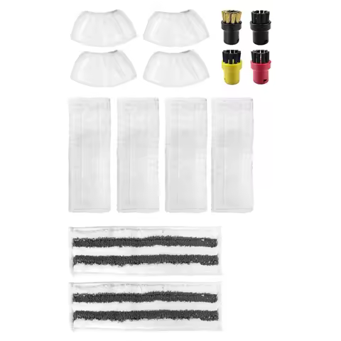 Microfibre Floor Cloth Set White Replacement Parts For Karcher Steam Cleaner, For Karcher Easyfix Sc