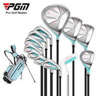 PGM Women Golf Clubs Set with Golf Bag Stainless Steel / Carbon Shaft Iron Wood Driver Beginer Train