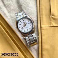 [Original] Seiko 5 SNKL47K1 Classic Automatic Men Watch Two Tone Silver and Gold Stainless Steel | Official Warranty