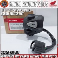 CLICK 125i/150i GAME CHANGER HANDLE SWITCH ASSY LEFT DIMMHORN & WINKER (HPI) 35200-K59-A71