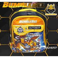 Transformer Bumblebee Children's Backpack Bumblebee Elementary School Backpack Yellow Black Elementa