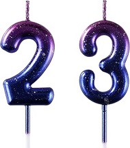 AOOLADA 23 & 32 Birthday Candle, 23rd & 32nd Cake Candles, Number 23 & 32 Birthday Candles for Cake