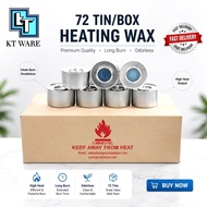 KT WARE 72Tin  Heating Wax 250ml  Lilin Buffet Set Candle (72cans/CARTON LILIN STANO CHAFING FUEL WA