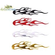 [DelicationS] 20*4CM Car Motorcycle 3d Flame Fire Reflective Sticker Reflective Vinyl Decal