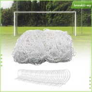 [LovoskibcMY] Soccer Net for 12 ft x 6 ft Portable White and Soccer Straps Football Netting