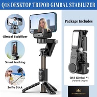 DL Q18 Gimbal Stabilizer Handphone Gimbal Stabilizer Tongsis Bluetooth Tripod/ Stabilizer Smartphone