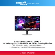 SAMSUNG Odyssey OLED G8 G81SF 32" 4K UHD 240Hz QD-OLED Gaming Monitor - LS32FG812SEXXS