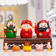 Office Home Chinese Style National Trend Workstation Small Fairy God Wealth God Five Directions Nati