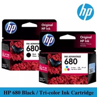 HP 680 Black / Tri-color Original Ink Cartridge