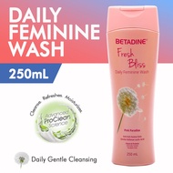 Betadine Fresh Bliss Daily Feminine Wash Pink Paradise 250Ml