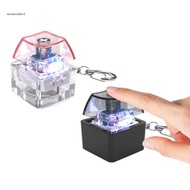 EC LED Light Up Keyboard Clicks Toy 1-Key Keycap Tester Keychain For Anxiety Relief