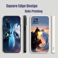 Casing For OPPO A8 A31 A1K F9 Pro A52 A72 A92 A59 F1S A7X A71 Toothless Light Fury How to Train Your