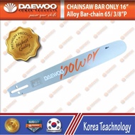 Original Daewoo 16" chaisaw bar  only ALLOY for model DACS4516 gasoline 16" chainsaw 3/8" P