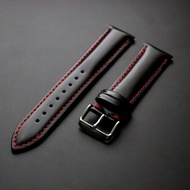 Quick Release Genuine Leather Belt Handmade Bright Leather Watch Strap18mm19mm20mm21mm22mm Men's Wat