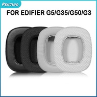 PENJIPH 1Pair Ear Pads, Foam Sponge Replacement Ear Cushion, Protein Leather Headphone Accessories E