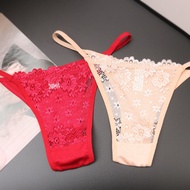 Fashion antibacterial file bottom sexy lace thong