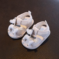 Baby Shoes Summer Toe-Covered Sandals Male Female Baby Cotton Cartoon Soft-Soled Cloth Shoes 6-8-12 