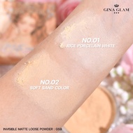 [[ของแท้100%]] G59 จีน่า เกลม อินวิชซิเบิล แมทท์ ลูซ พาวเดอร์ Gina Glam Invisible Matte Loose Powder