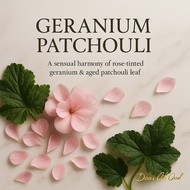Geranium Patchouli – Kannauj Floral Earthy Attar | 100% Oil-Based Perfume | 2.5g | DAO