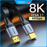 Seamwi สายเคเบิ้ล 8K สายHDMI 2.1 Cable สายเคเบิลความเร็วสูงพิเศษ3D Super Clear HDR PC Monitor Switch