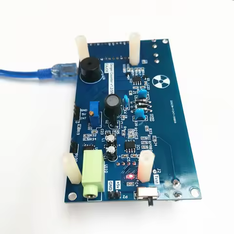 ABMH-Geiger Counter Kit Module Nuclear Radiation Detector With Display Radiation Dosimeter Electroma