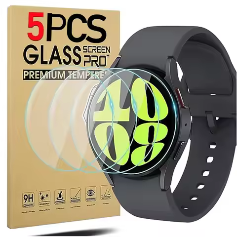Screen Protector For Galaxy Watch 6 Active 2 3 4 6 Classic 5 Pro Tempered Glass Protective Film for 