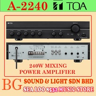 TOA A-2240H / A2240 240W MIXING POWER AMPLIFIER READY STOCK WITH 1 YEAR MANUFACTURER WARRANTY