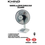 Khind Table Fan TF126SE 12 Inch 40Watt 3Blades 3 Speed Kipas Meja Kipas Angin Meja Fan Table Table F