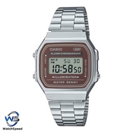 Casio A168 A168WA-5A A168WA-5AYDF Digital Vintage Stainless Steel Band Watch