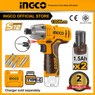 INGCO ไขควงกระแทกไร้สาย 12V CIRLI12015