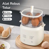 Electric Egg Boiler Electric Egg Steamer Half-Cook Portable 4 Slots 6 Mode Egg Boiler