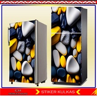1-DOOR FRIDGE STICKERS, 2-DOOR FRIDGE STICKERS, FRIDGE WALLPAPER