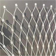 Wzmazingly Wire Mesh Fencing Flexible Stainless Steel Rope Net Mesh 5cm Protection Net Impact-resist
