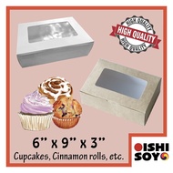 【packing shop] Cupcake Box 6x9x3 Packaging (20 Pcs)