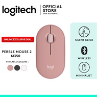 Logitech Pebble 2 M350/m350s Mouse Wireless Bluetooth Slim Silent
