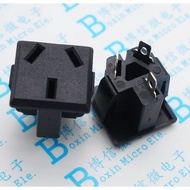 AC Power Socket AC-07 3 Pin 3 Plug GB AC Power Socket Component Accessories