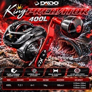 Reel DAIDO KING PREDATOR 400L Handle Kiri, Ready Stock