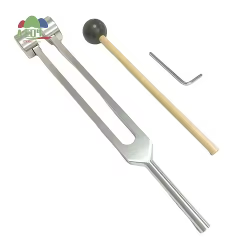 AED4-Healing Chakra 128 Hz Tuning Fork Set Aluminium Alloy Sound Therapy Bio-Acoustic Tuning Fork Co