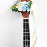 烏克麗麗配件 夏威夷熱帶花 緞帶 雞蛋花 烏克麗麗背帶