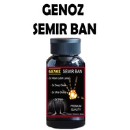 GENOZ Semir Ban 50ML ( 2X Lebih Hitam ) Pengkilap Ban / Penghitam Ban Mobil Ban Motor