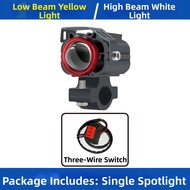 For Haojue Scooter Add-on Super Bright LED Headlight with Hi-Lo Beam