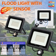 📢 Harga Termurah📢 flood light murah 20W 30W 50W PIR motion sensor led flood light 1p65 waterproof sp