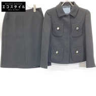 Prada 2013 P555​​A 黑色羊毛套裝 38