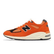 New Balance NB Casual Shoes 990 V2 Men's Orange Black American Retro Sneakers [ACS] M990AI2-D
