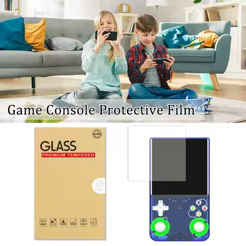 1pc For R36 Ultra Gaming Console Protective Film Screen High-definition Film For R36 Ultra Handheld 