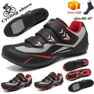 Cycling Shoes Men and Women Cleats Shoes for Road Bike Mtb Mountain Bike Shoes Self-Lock MTB Shoes Cleat Shoes Road Bike 36-47