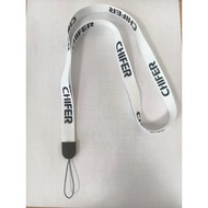 CHIFER White neck strap, long strap for hand fan