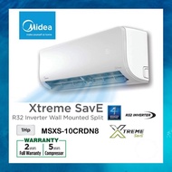 2.0HP Midea Inverter Aircond Xtreme SavE R32 Wall Mounted Split ( MSXS MODEL - MSXS-19CRDN8)