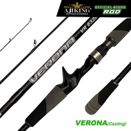 Ajiking Verona Casting BC Fishing Rod (5'8ft-6'6ft) Freshwater Max Load 7kg